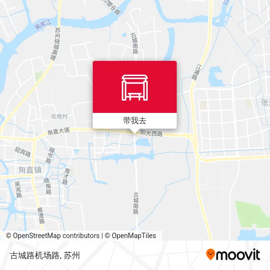 古城路机场路地图