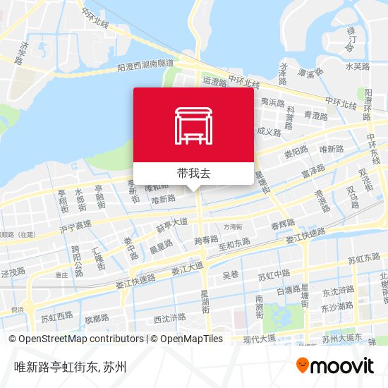 唯新路亭虹街东地图