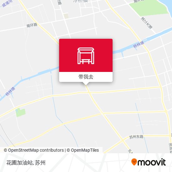 花圃加油站地图