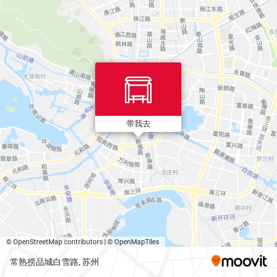 常熟捞品城白雪路地图
