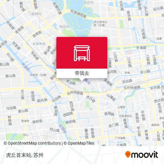 虎丘首末站地图