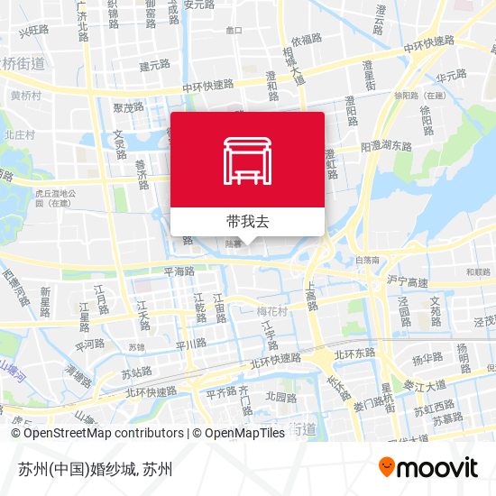 苏州(中国)婚纱城地图