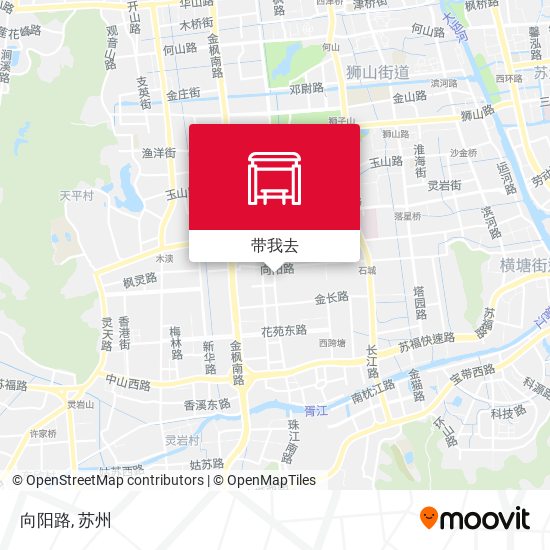 向阳路地图