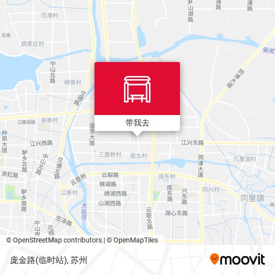庞金路(临时站)地图