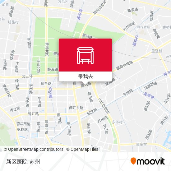 新区医院地图