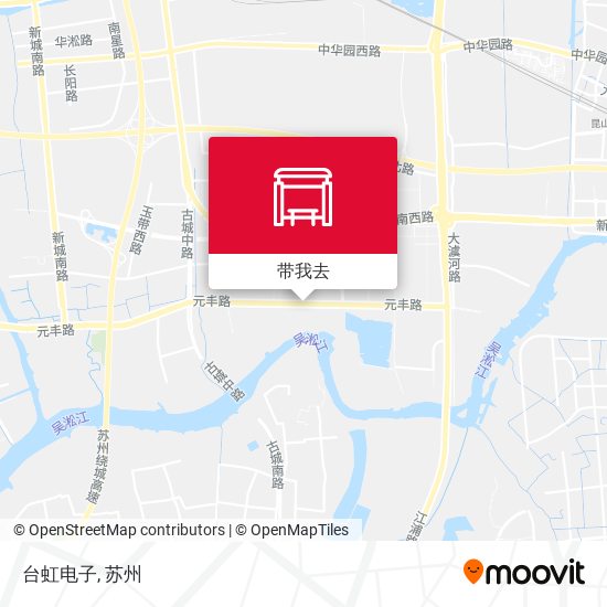台虹电子地图