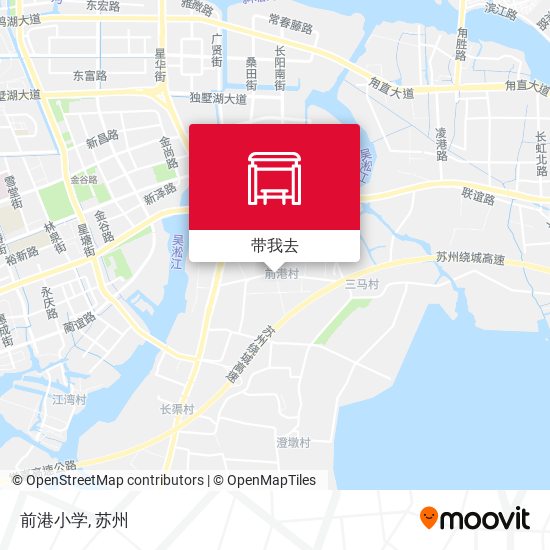 前港小学地图