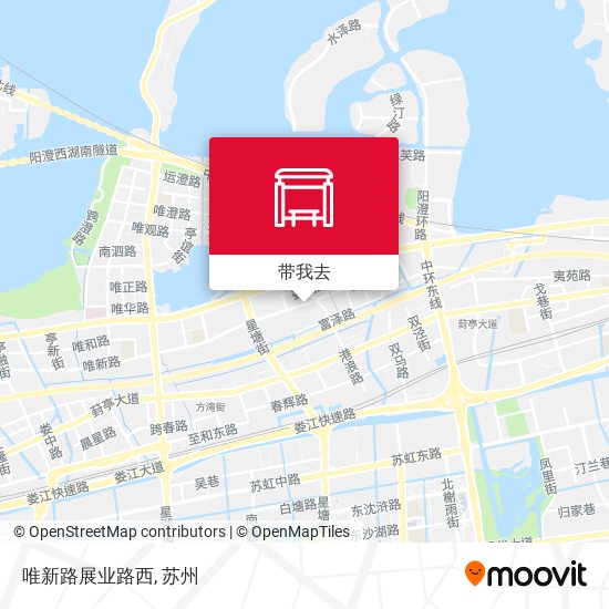 唯新路展业路西地图