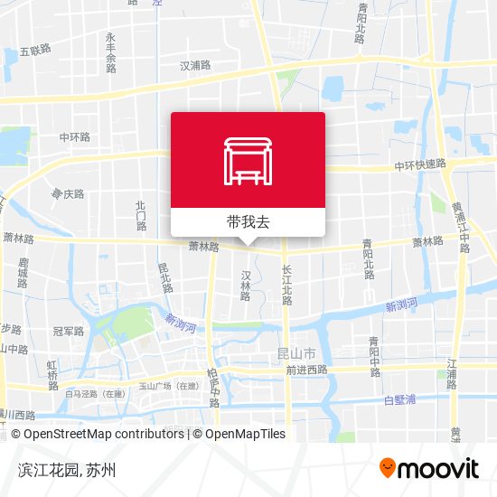 滨江花园地图