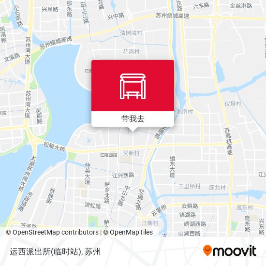 运西派出所(临时站)地图