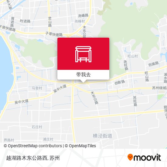 越湖路木东公路西地图