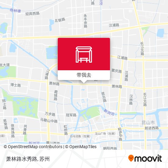 萧林路水秀路地图