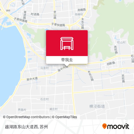 越湖路东山大道西地图