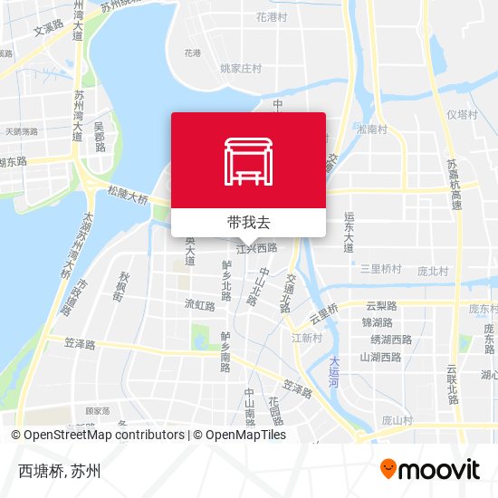 西塘桥地图