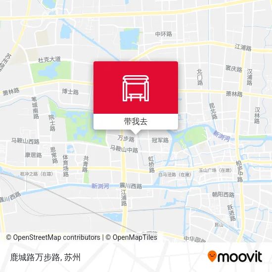 鹿城路万步路地图
