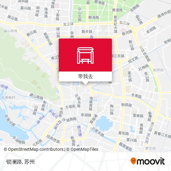 锁澜路地图