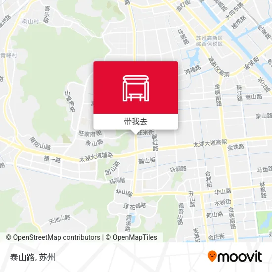 泰山路地图