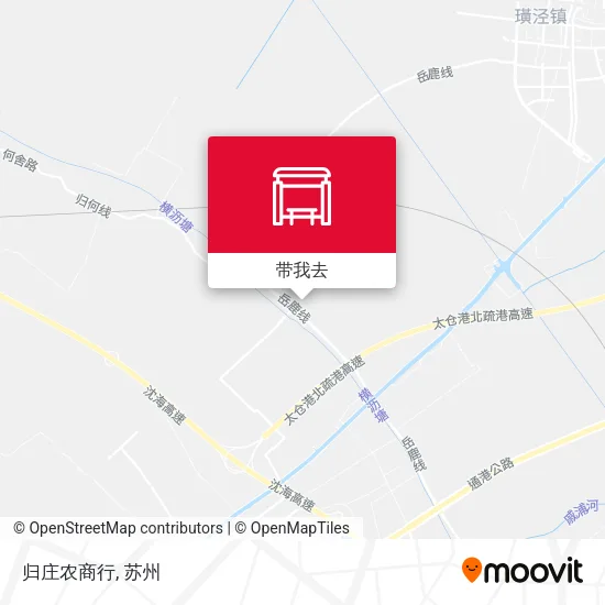 归庄农商行地图