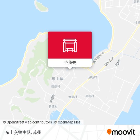 东山交警中队地图