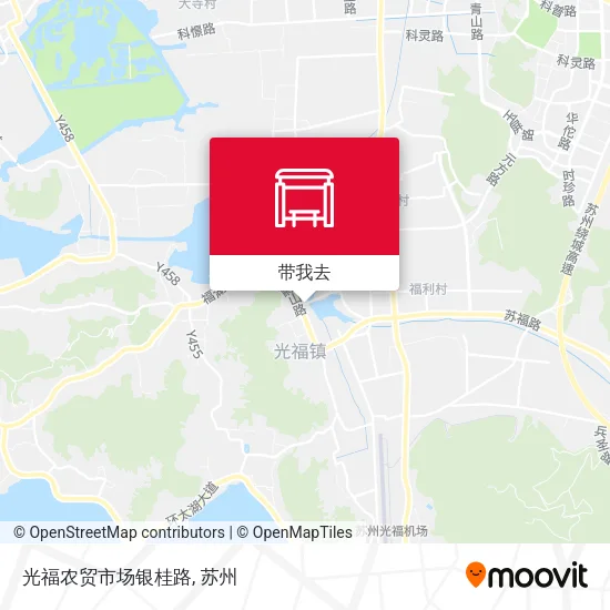 光福农贸市场银桂路地图