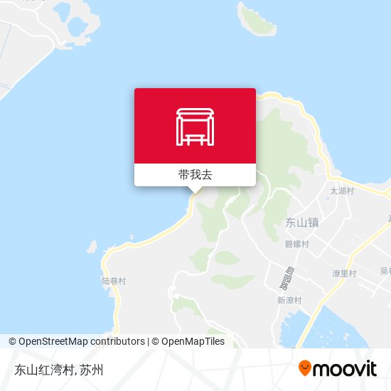 东山红湾村地图
