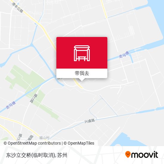 东沙立交桥(临时取消)地图