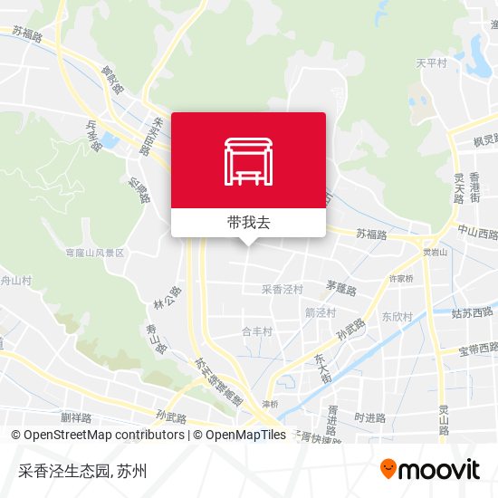 采香泾生态园地图