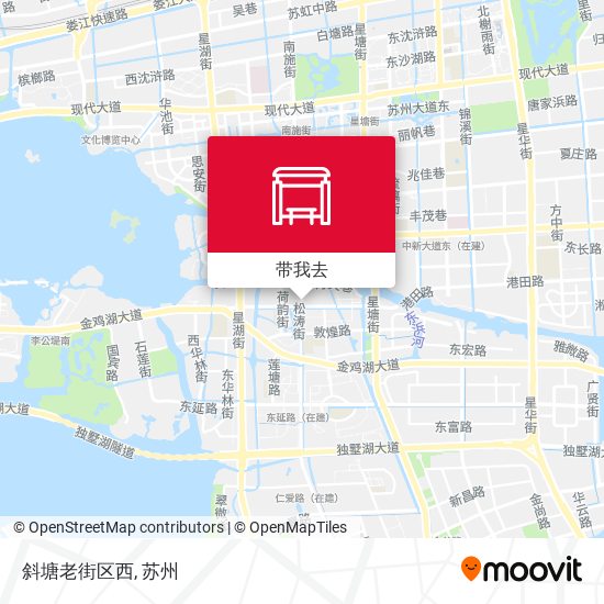 斜塘老街区西地图