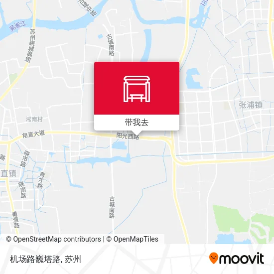 机场路巍塔路地图