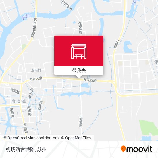 机场路古城路地图