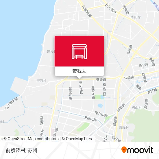 前横泾村地图