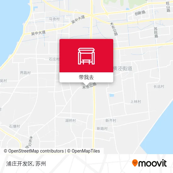 浦庄开发区地图