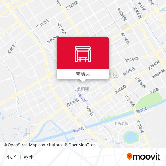 小北门地图
