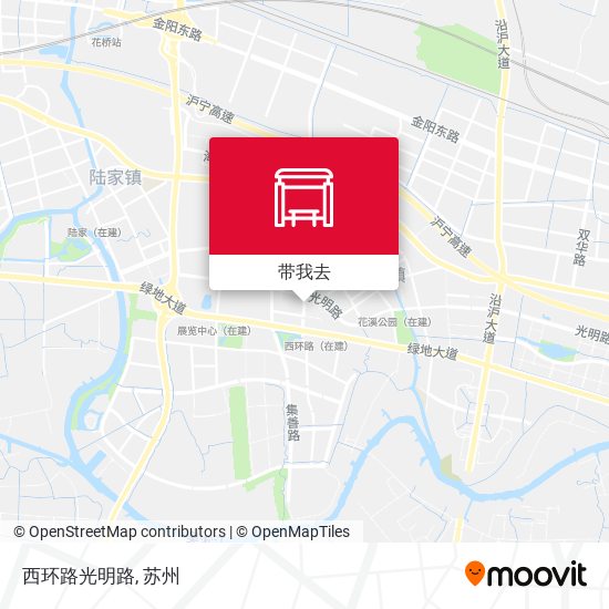 西环路光明路地图