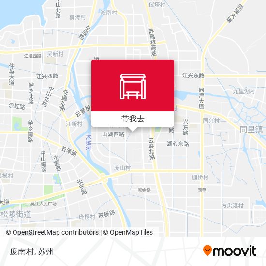 庞南村地图