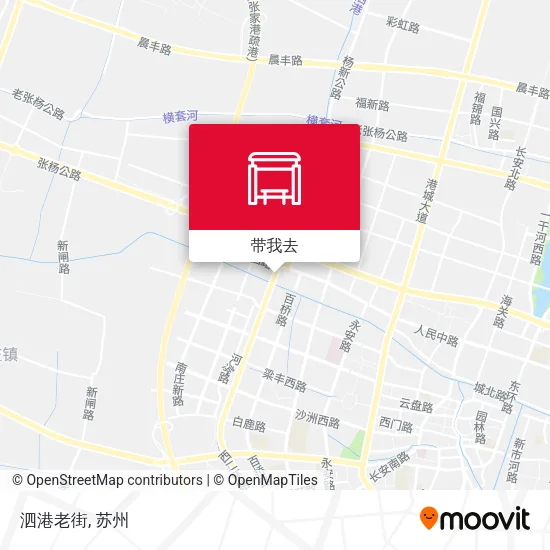 泗港老街地图