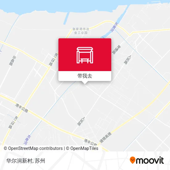 华尔润新村地图