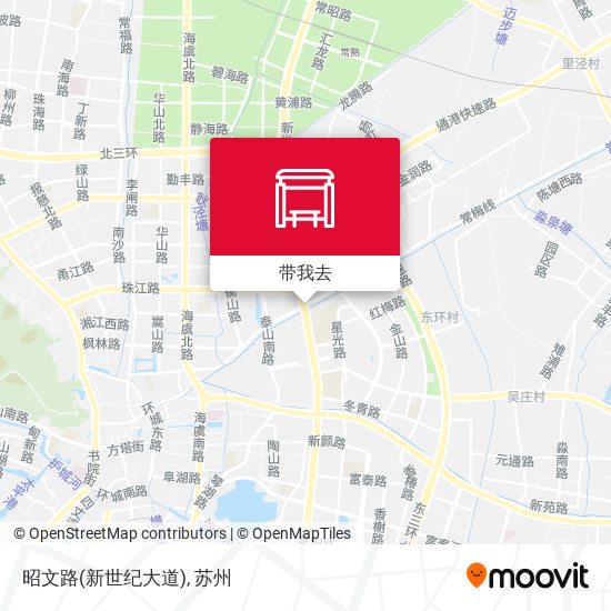 昭文路(新世纪大道)地图