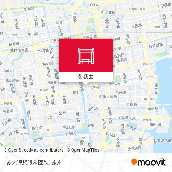 苏大理想眼科医院地图