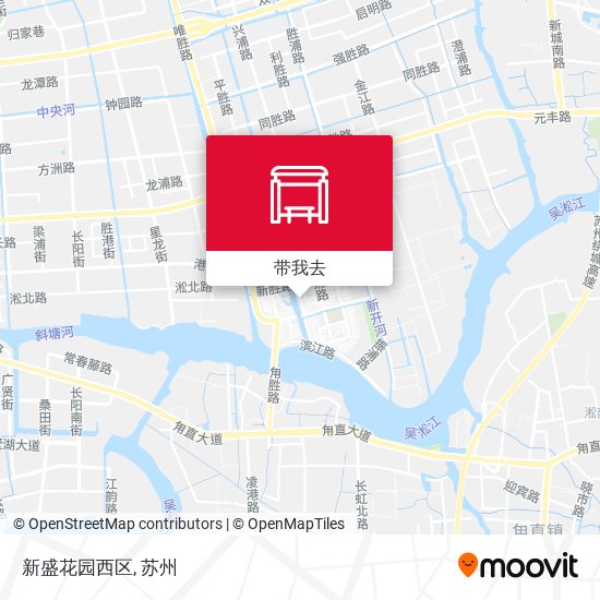 新盛花园西区地图
