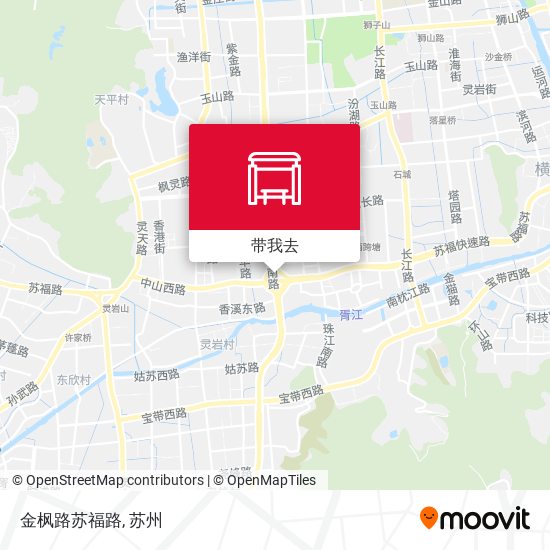 金枫路苏福路地图