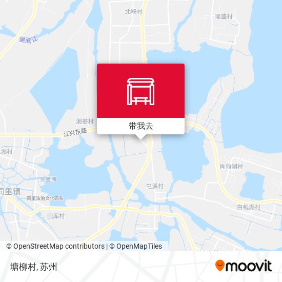 塘柳村地图