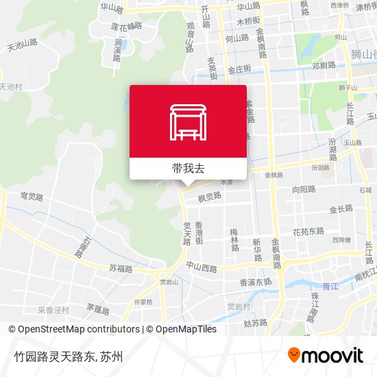 竹园路灵天路东地图