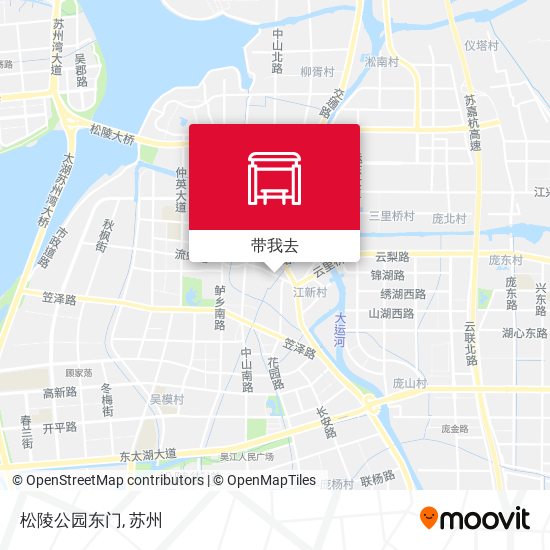 松陵公园东门地图
