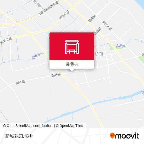 新城花园地图