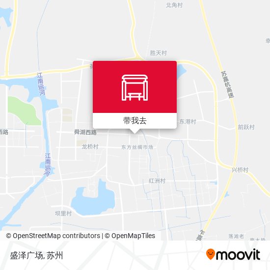 盛泽广场地图
