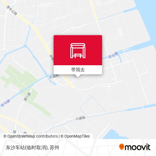 东沙车站(临时取消)地图