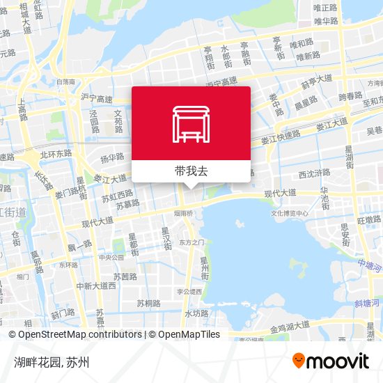 湖畔花园地图