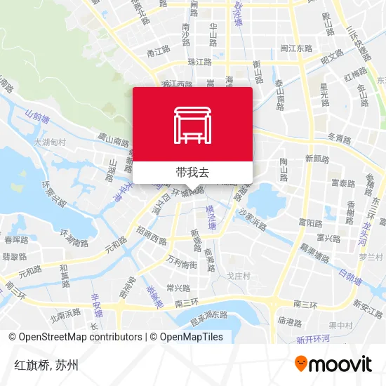 红旗桥地图