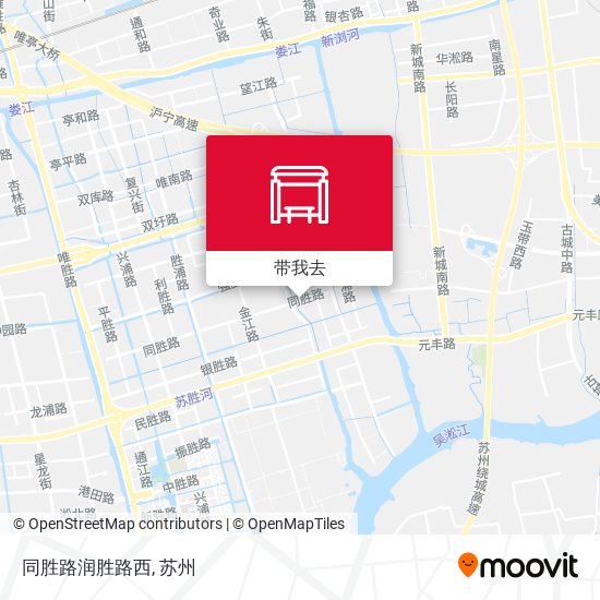 同胜路润胜路西地图